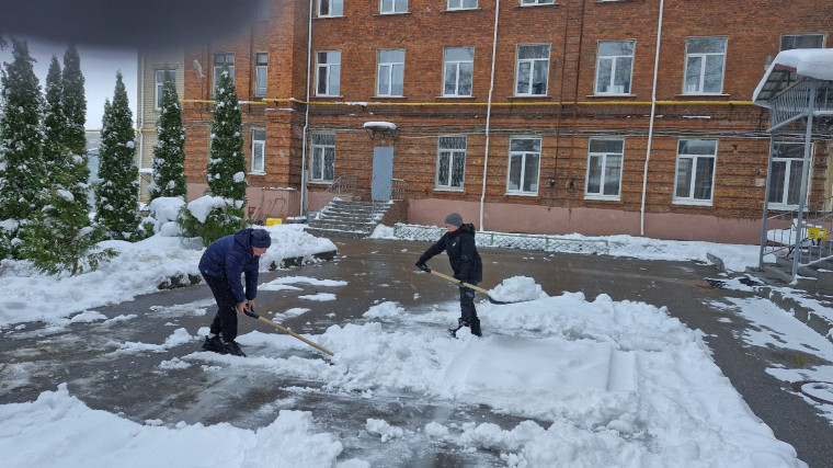 Снежный десант.
